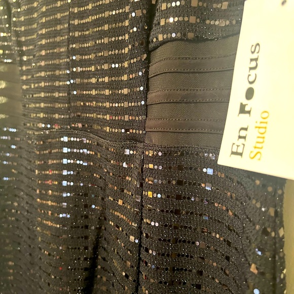 EnFocus Studio Sequin Cocktail Dress - Size 14 - Black - Picture 7 of 7